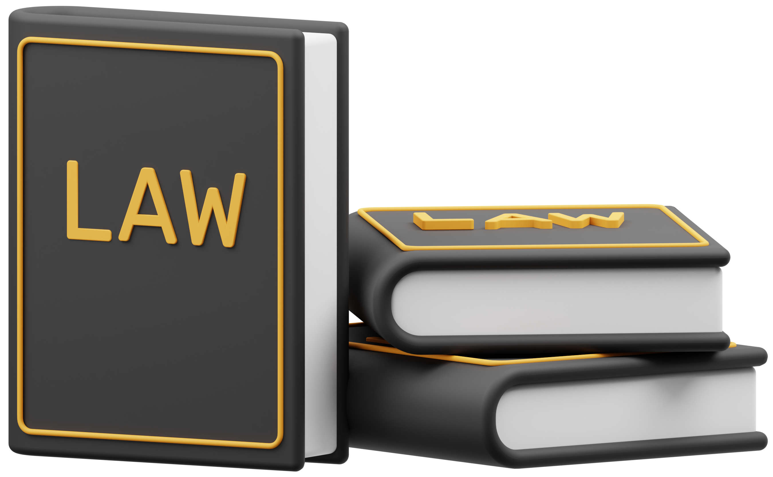 Illustration of stacked law books